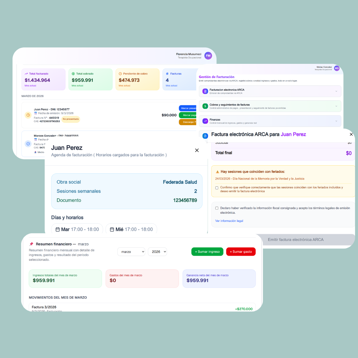 Facturación y Finanzas